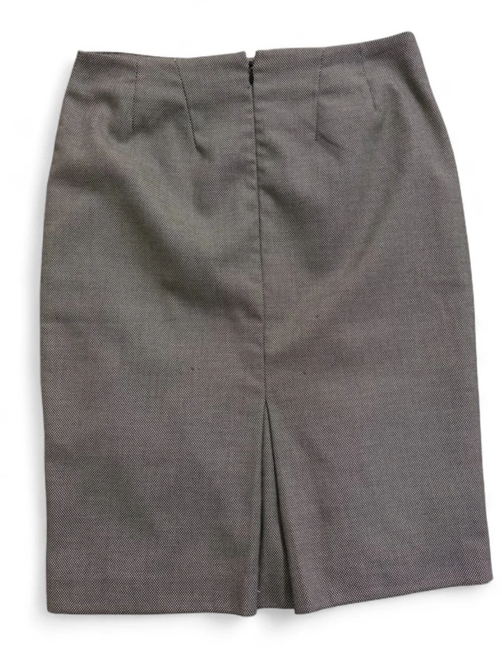 Women's Black With White Dots Tailored Pencil Skirt - Sleek Office Staple